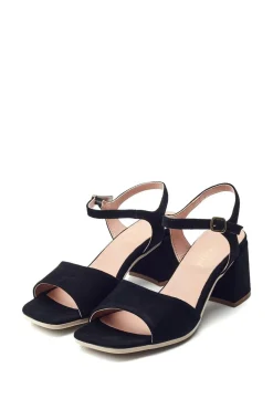 'B.Miresca' Suede Heeled Sandals