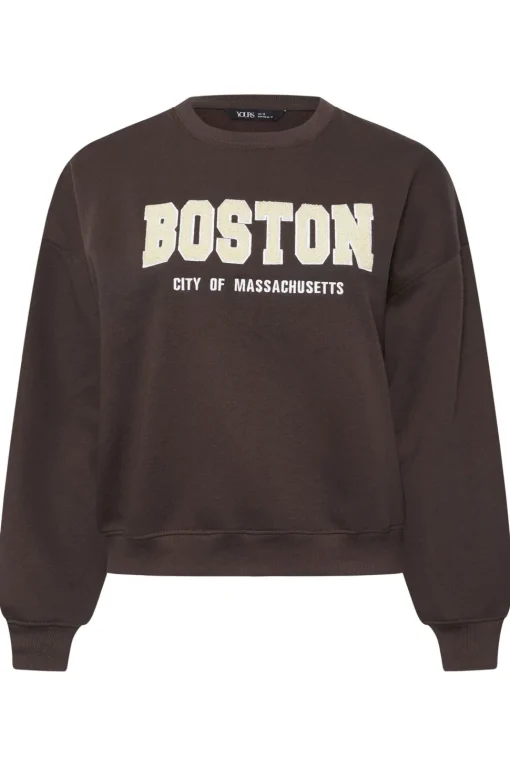 'Boston' Printed Sweatshirt