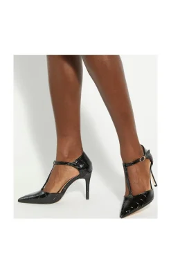 'Castered' Court Shoes