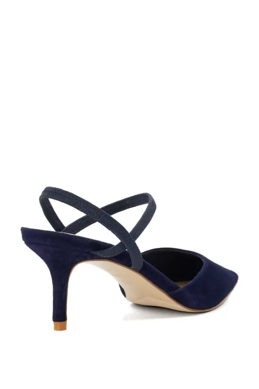 'Classical' Suede Strappy Heels