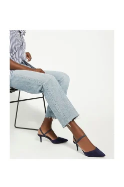 'Classical' Suede Strappy Heels