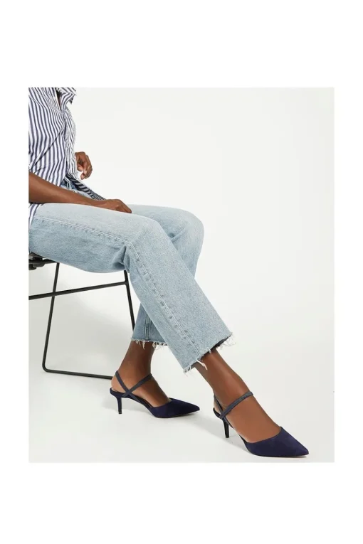 'Classical' Suede Strappy Heels