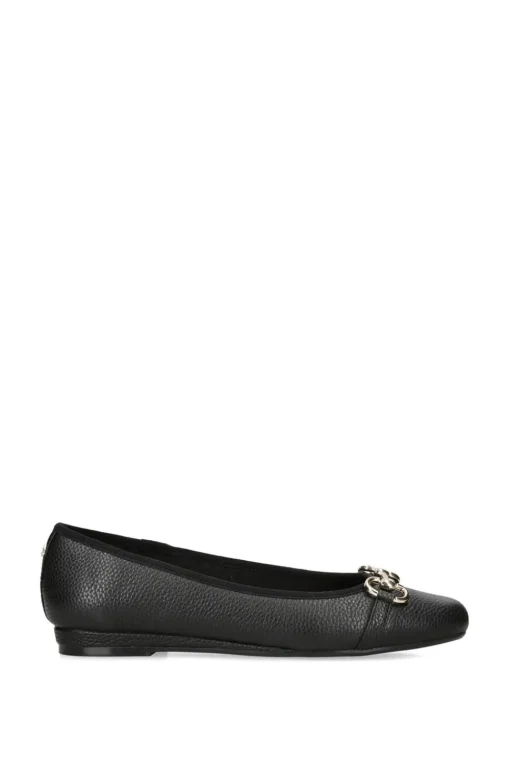 'Click Ballet' Leather Sandals