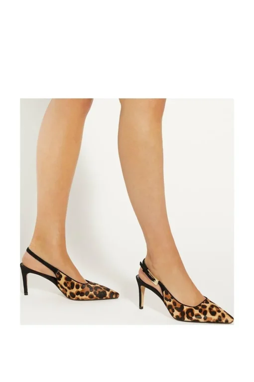 'Closed' Leather Strappy Heels