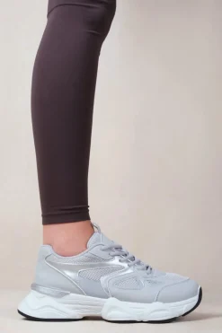 'Coach' Chunky Sole With Mesh Detail Trainer