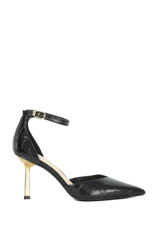 'Colly' Leather Court Shoes