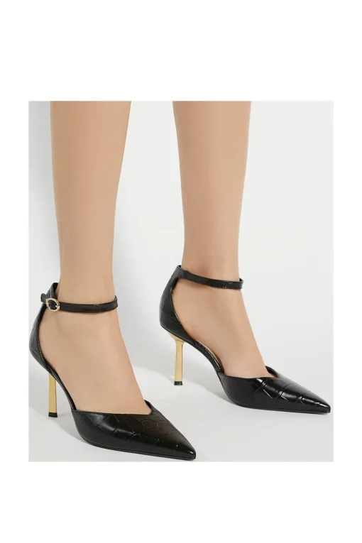 'Colly' Leather Court Shoes