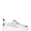 'Connected Laceless' Leather Trainers