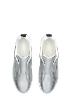 'Connected Laceless' Leather Trainers