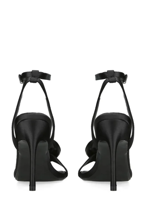 'Corsage Sandal 100' Satin Heels