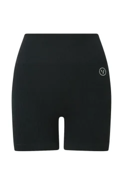 'Essential' Seamless Ribbed Gym Shorts