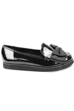 'Giselle' Wide Fit Flat Ballet Slider With Bow