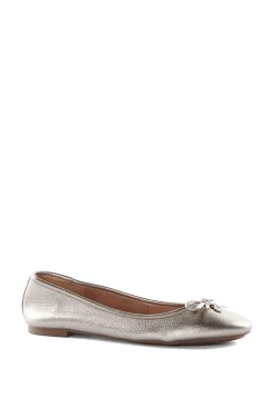 'Hallo' Leather Ballet Pumps