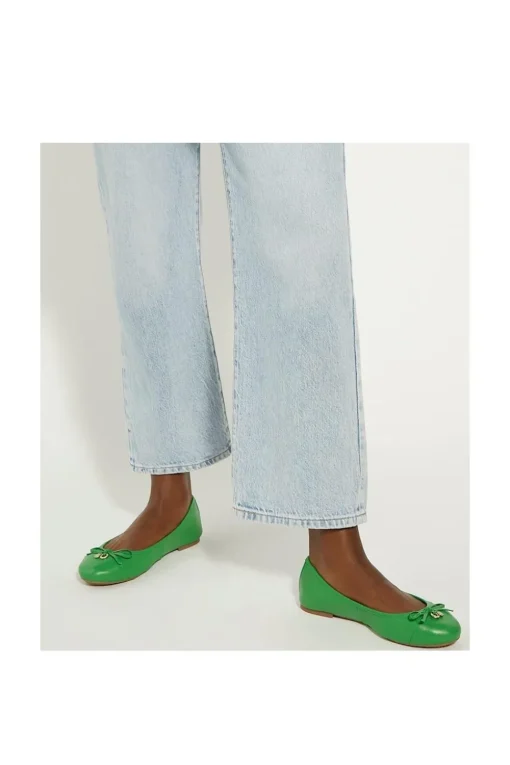'Hallo' Leather Ballet Pumps