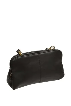 'Halsey' Nappa Leather Cross Body Clutch Bag