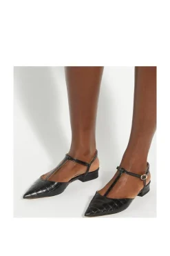 'Harler' Leather Ballet Pumps