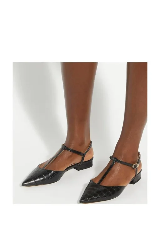 'Harler' Leather Ballet Pumps