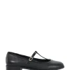 'Haye' Leather Ballet Pumps