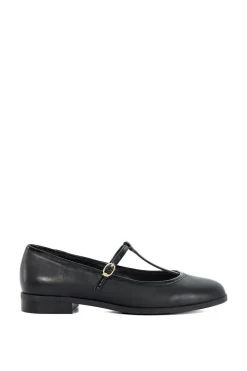 'Haye' Leather Ballet Pumps