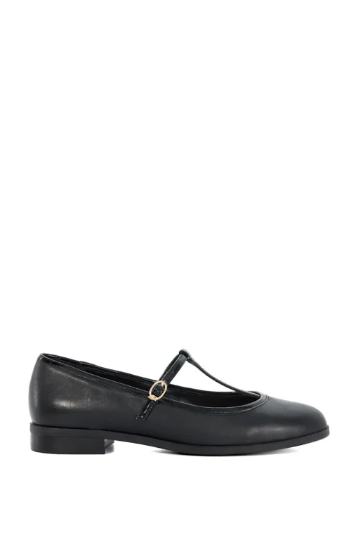 'Haye' Leather Ballet Pumps