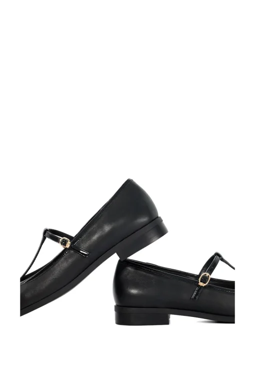 'Haye' Leather Ballet Pumps
