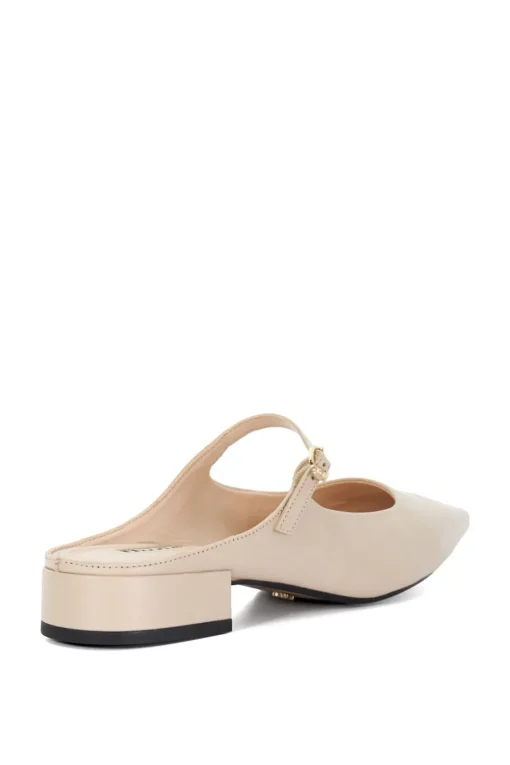 'Hints' Leather Mules