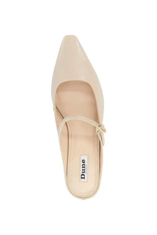 'Hints' Leather Mules