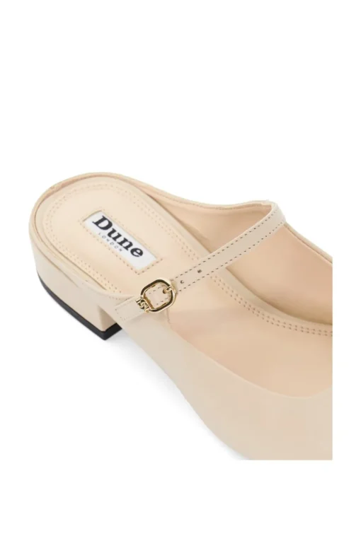 'Hints' Leather Mules