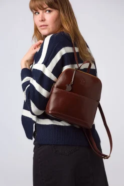 'Hollis' Leather Backpack