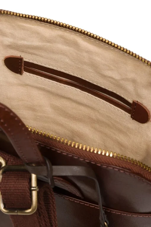 'Hollis' Leather Backpack