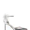 'Jazlyne' Metallic Leather Court Shoes