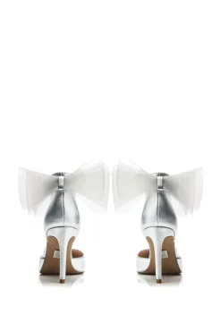 'Jazlyne' Metallic Leather Court Shoes