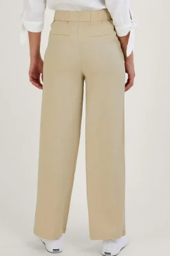 'Jenny' Shorter Length Trousers in Linen Blend