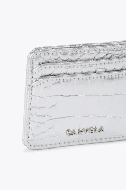 'Jessica Card Holder' Croc Print Bag