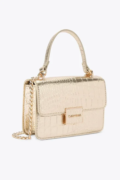 'Jessica Shoulder Bag' Croc Print