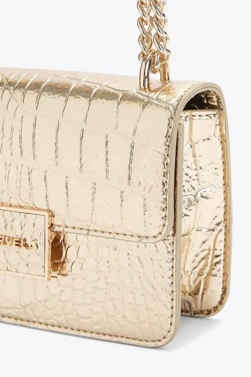 'Jessica Shoulder Bag' Croc Print