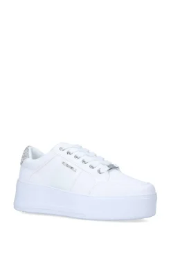 'Jive Lace Up' Fabric Trainers