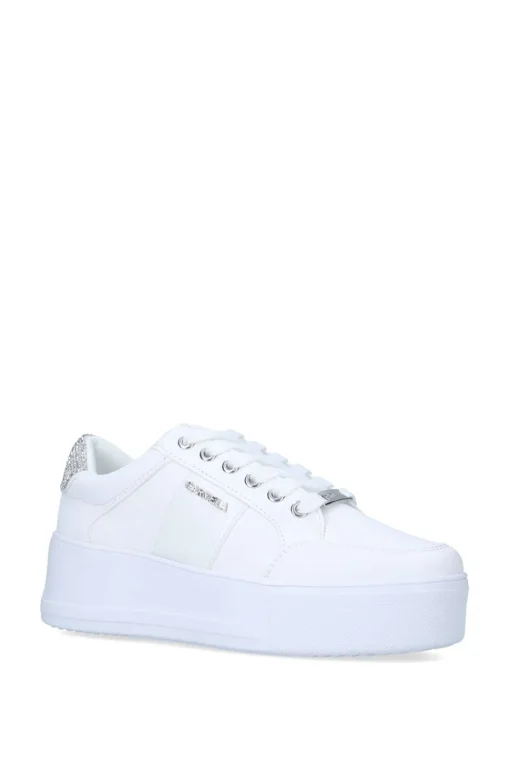 'Jive Lace Up' Fabric Trainers