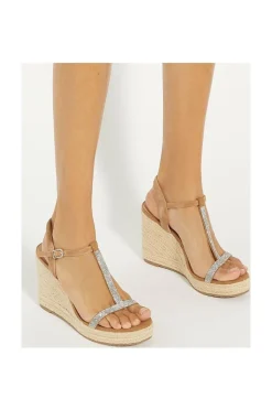'Kitten' Suede Wedges