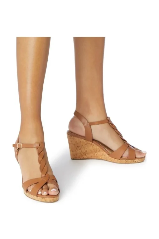 'Koala' Leather Wedges