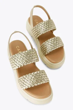 'Krypton Weave' Leather Sandals