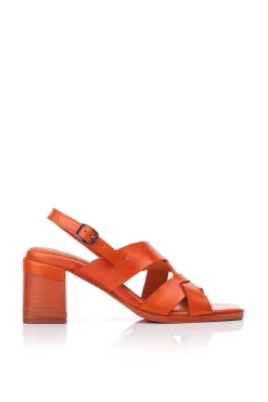 'Leeana' Leather Heeled Sandals
