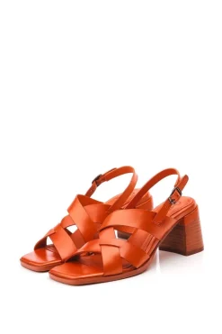 'Leeana' Leather Heeled Sandals