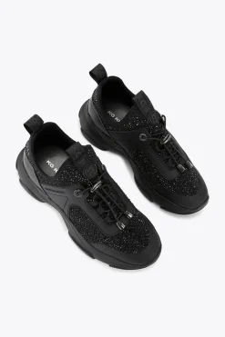 'Leighton Knit Gem' Fabric Trainers