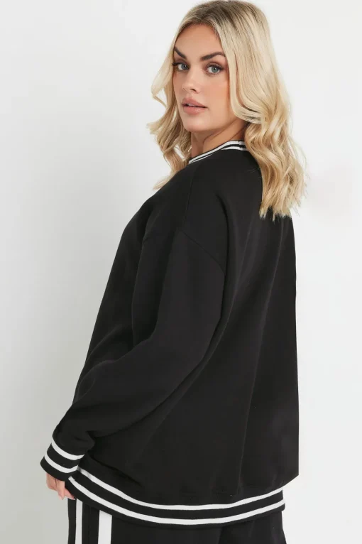 'Les Archives' Contrast Slogan Sweatshirt