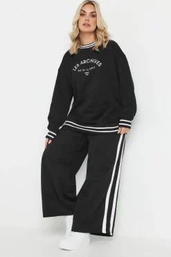 'Les Archives' Contrast Slogan Sweatshirt