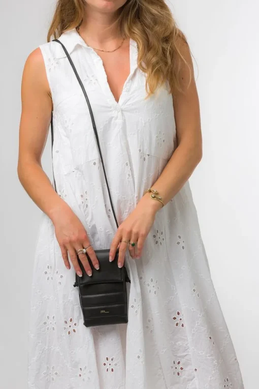 'Lilian' Nappa Leather Cross Body Phone Bag