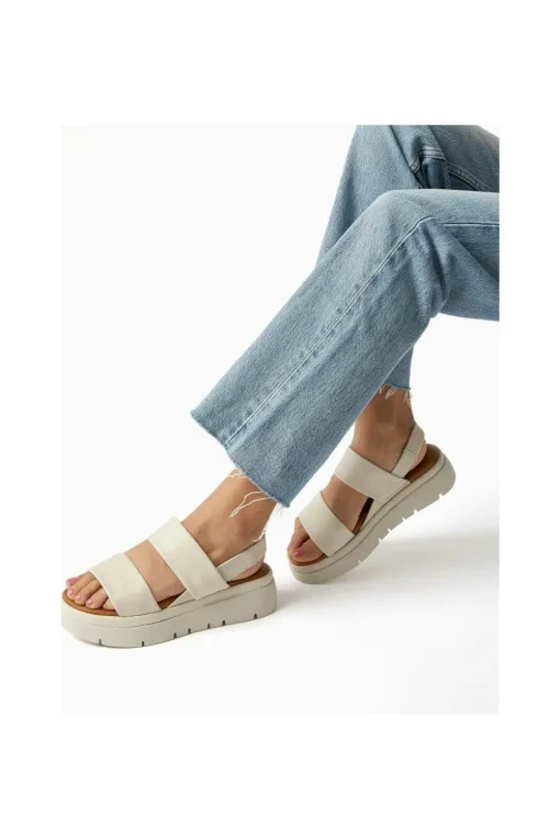 'Location' Leather Flatforms
