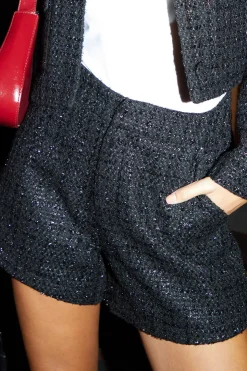'Lolly' Sparkly Bouclé Shorts