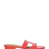 'Loupe' Leather Sliders
